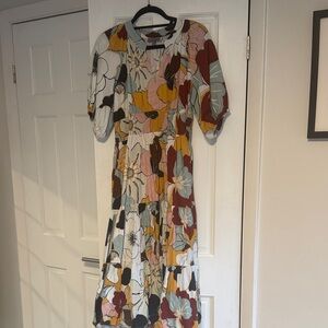 Floral Multicolor Women's Dress bought at Anthropologie